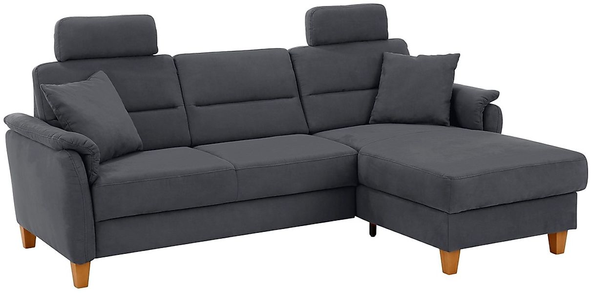 Home affaire Ecksofa »Palmera L-Form«, Federkern, wahlweise mit Bettfunktio günstig online kaufen