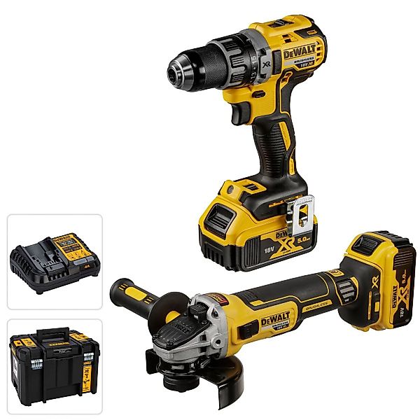 DeWalt Bohrschrauber DCK2020P2T-QW Akku-Werkzeugset günstig online kaufen