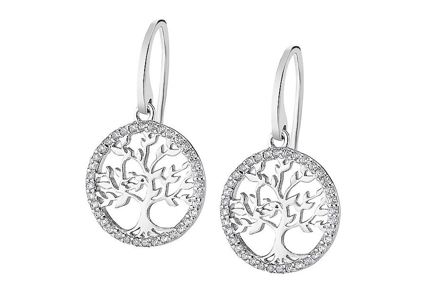LOTUS SILVER Ohrhänger-Set LP1746-4/1 – Tree of Life – 925er Silber & Zirko günstig online kaufen