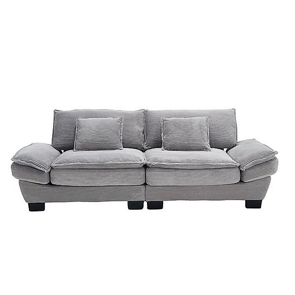Gotagee Sofa Modernes schlichtes Zweiersofa aus Samt Freizeitsofa mit zwei günstig online kaufen