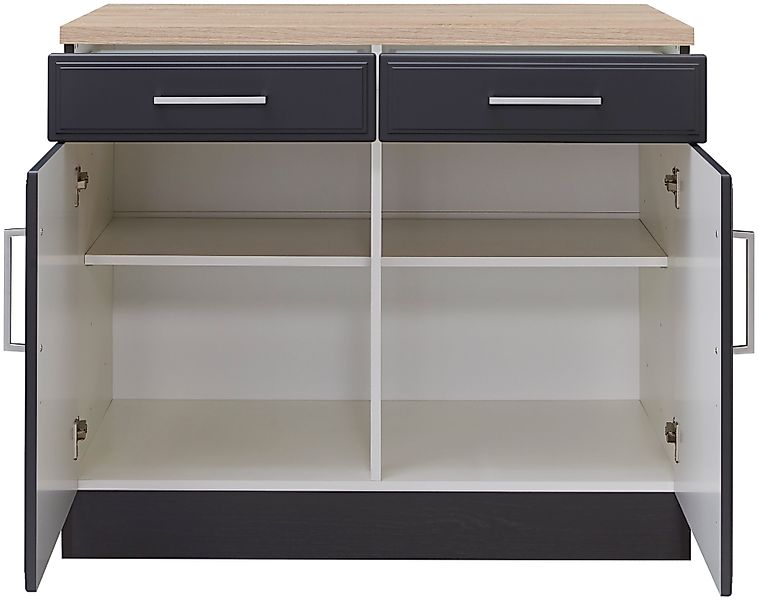 KOCHSTATION Unterschrank "KS-Stockholm", hochwertige MDF-Fronten günstig online kaufen