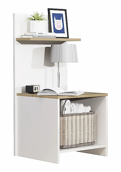 VCM Nachttisch "Hoher Nachtschrank Nachttisch Beistelltisch Malisa" günstig online kaufen