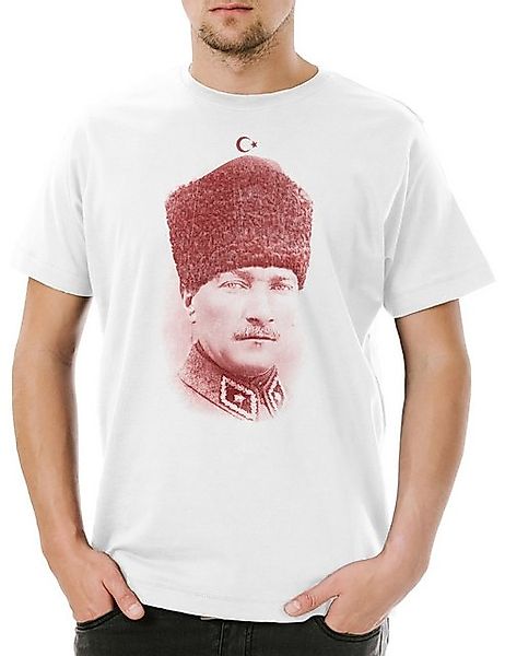 Urban Backwoods Print-Shirt AtaTürk Portrait Herren T-Shirt Mustafa Kemal A günstig online kaufen