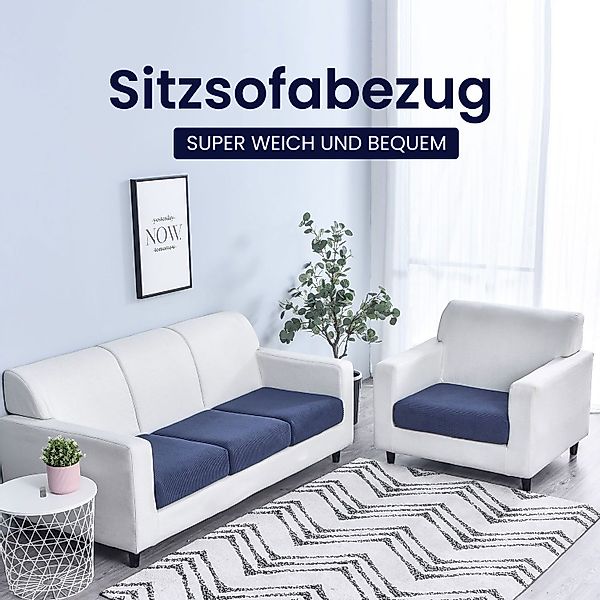 Refttenw Sofabezug Sofa Sitzkissenbezug Stretch Elastischer günstig online kaufen
