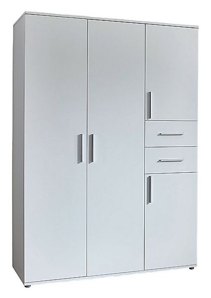 moebel-dich-auf Kleiderschrank ALIYA 4-türig (in weiß, 1-St., mit 2 Schubkä günstig online kaufen