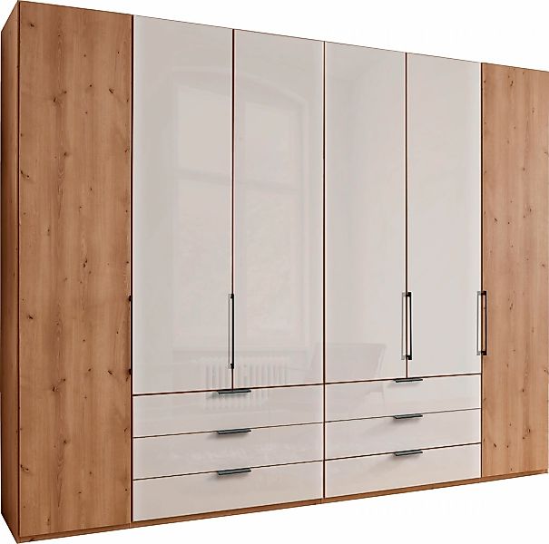 WIEMANN Kleiderschrank "Monaco" mit Teil-Glasfront sowie hochwertige Beschl günstig online kaufen
