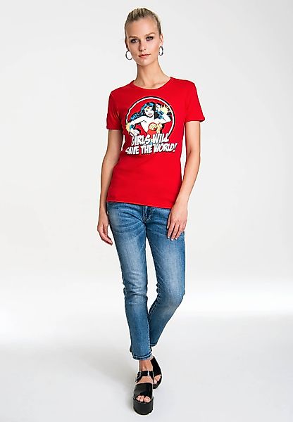 LOGOSHIRT T-Shirt "Wonder Woman - DC Comics", mit lizenziertem Originaldesi günstig online kaufen