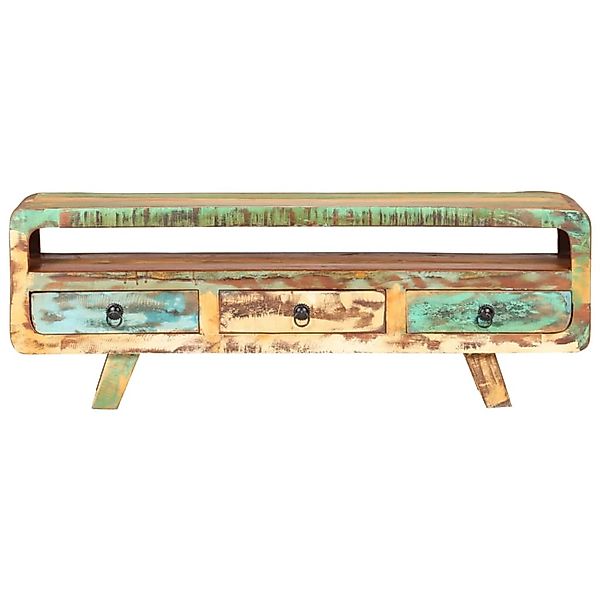 Tv-schrank 117x30x41 Cm Altholz Massiv günstig online kaufen