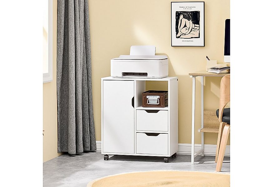 SoBuy Rollcontainer FBT105, Druckertisch Unterschrank Aktenschrank Bürocont günstig online kaufen