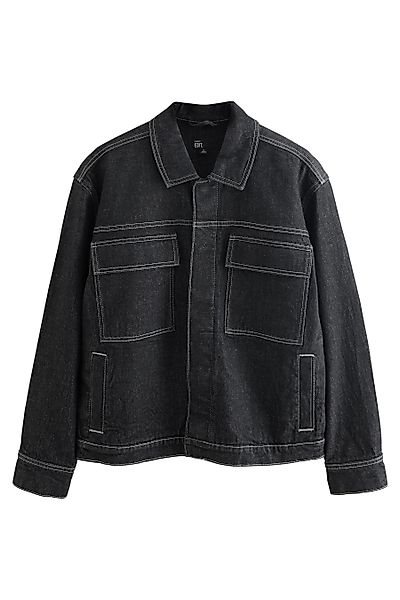 Next Jeansjacke EDIT Denim-Jacke mit abgesetzten günstig online kaufen
