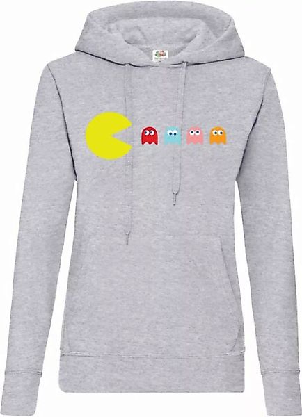 Youth Designz Kapuzenpullover Pacman Damen Hoodie Pullover mit lustigem Fro günstig online kaufen