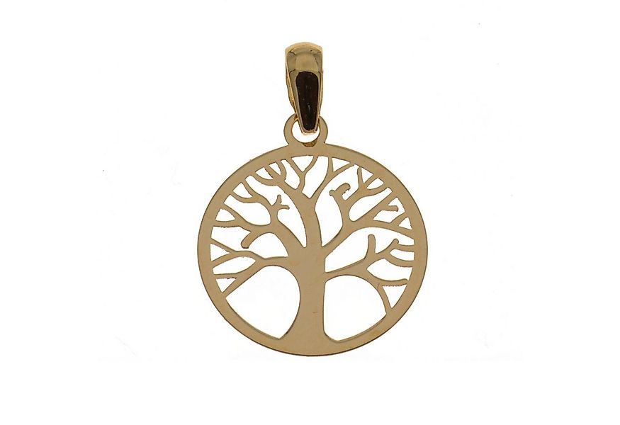 Bella Carina Kettenanhänger Anhänger Baum des Lebens aus 585 Gold 14 Karat günstig online kaufen