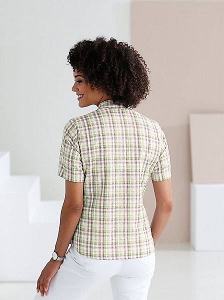 Sieh an! Klassische Bluse Bluse Kurzarm günstig online kaufen