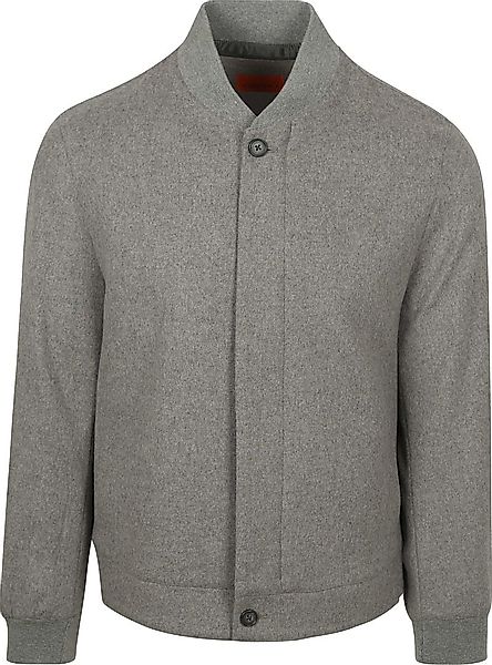 Suitable Bomberjacke Flanell Grau - Größe L günstig online kaufen