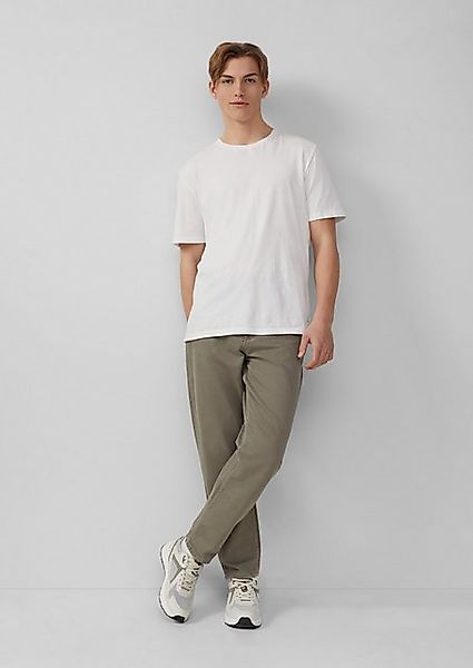 QS Stoffhose Jeans Devon / Relaxed Fit / Mid Rise / Tapered Leg Waschung günstig online kaufen