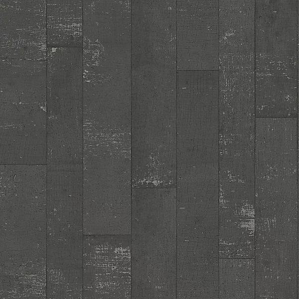 Erfurt Vliestapete Holzoptik schwarz B/L: ca. 53x1005 cm günstig online kaufen