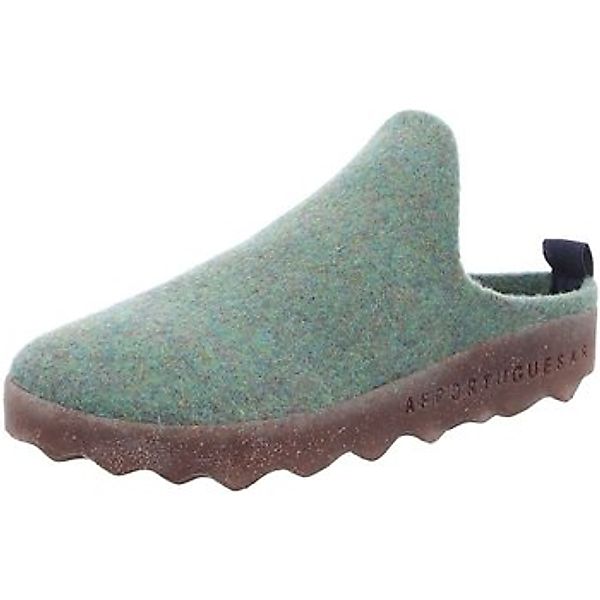 Asportuguesas  Hausschuhe COME Tweed Felt moss green P018023-053 günstig online kaufen