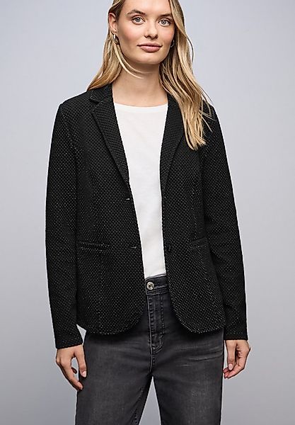 STREET ONE Jackenblazer Sanft glitzernder Look und mit feinem Strukturmuste günstig online kaufen
