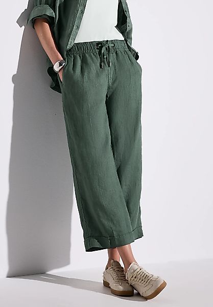 STREET ONE Culotte "Styel EMEE", Sommerhose mit elastischem Bund mit Tunnel günstig online kaufen