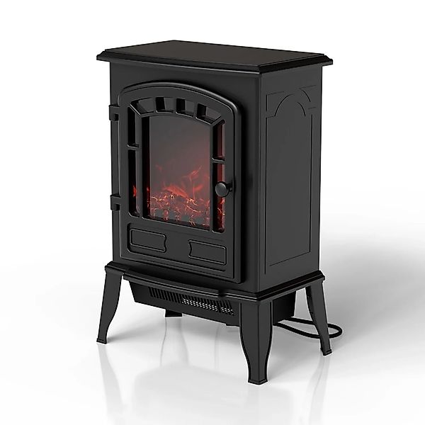 Juskys Elektrokamin 2000W Schwarz günstig online kaufen
