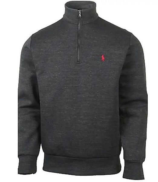 Polo Ralph Lauren Troyer Half Zip Pullover Sweatshirt Entspannter Schnitt, günstig online kaufen