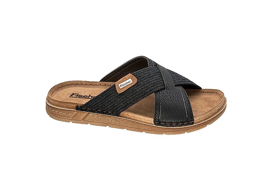 Fischer-Markenschuh Marco Pantolette aus Vegano (Lederimitat), mit Sythetik günstig online kaufen