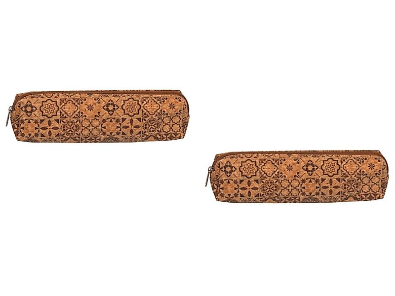 LK Trend & Style Federmäppchen Schlampermäppchen aus Kork, schöne Muster, 2 günstig online kaufen
