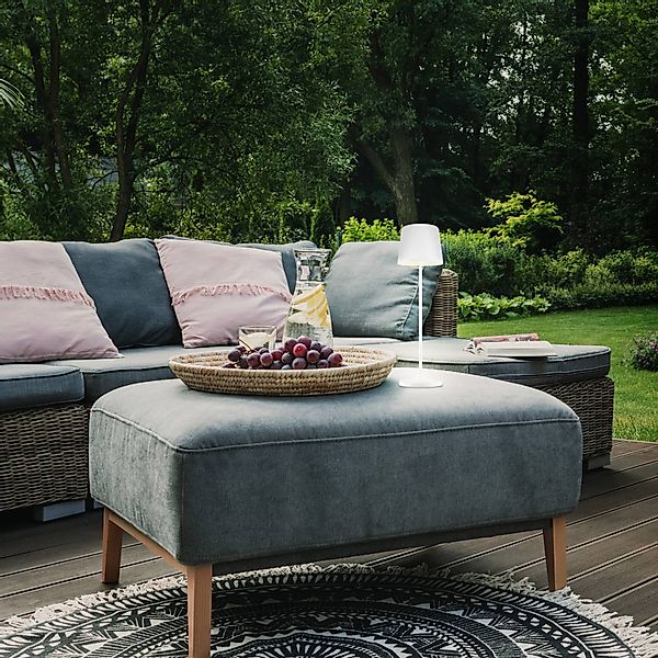 Brilliant LED Tischleuchte Kaami - mobile LED Außen Tischlampe, Dimmfunktio günstig online kaufen