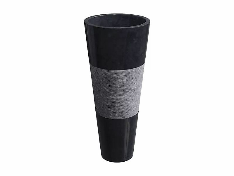 Standwaschbecken aus Marmor - Schwarz - 40 x 40 x 90 cm - PULOA günstig online kaufen