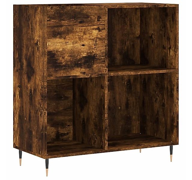 vidaXL Media-Regal Plattenschrank Räuchereiche 84,5x38x89 cm Holzwerkstoff, günstig online kaufen