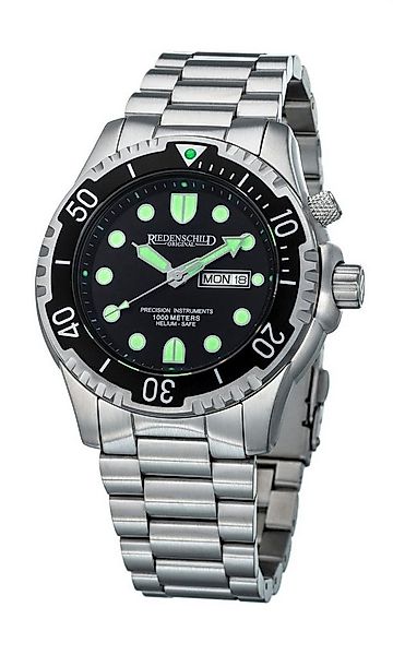 Riedenschild Taucheruhr RS8000-07, 100 ATM Wasserdicht, 46 mm, Silikon- & E günstig online kaufen