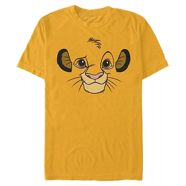 Disney - Der König der Löwen - Simba Big Face - Männer T-Shirt günstig online kaufen