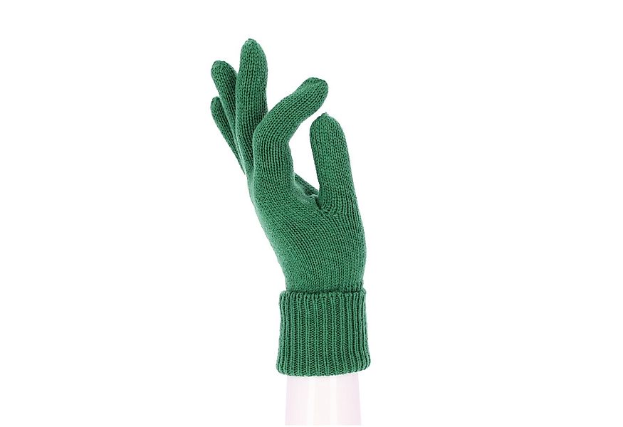 halsüberkopf Accessoires Strickhandschuhe Feinstrick Handschuh uni in tolle günstig online kaufen