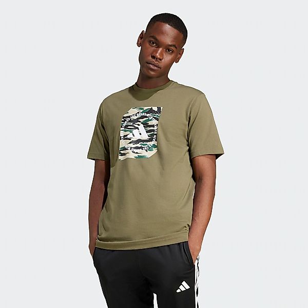 adidas Sportswear T-Shirt "CAMO SHAPE GRAPHIC" ohne Verschluss, aus weichem günstig online kaufen