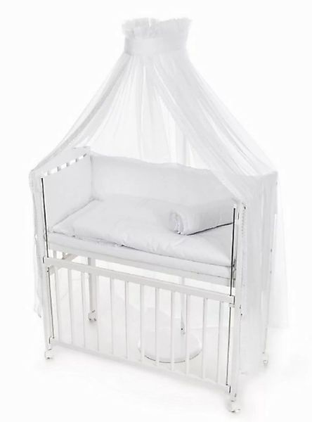 Babyhafen Beistellbett Mobiles Babybett 40x90 mit Rollen komplett Matratze günstig online kaufen