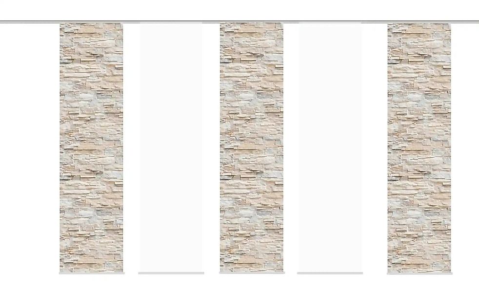 HOME Wohnideen Schiebevorhang   ¦ beige ¦ Maße (cm): B: 60 H: 245 Gardinen günstig online kaufen