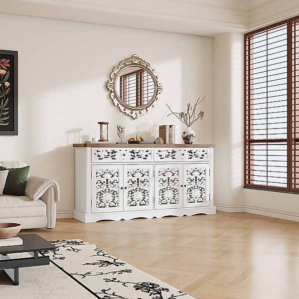 FUFU&GAGA Beistellschrank Sideboard & Hochschrank mit günstig online kaufen