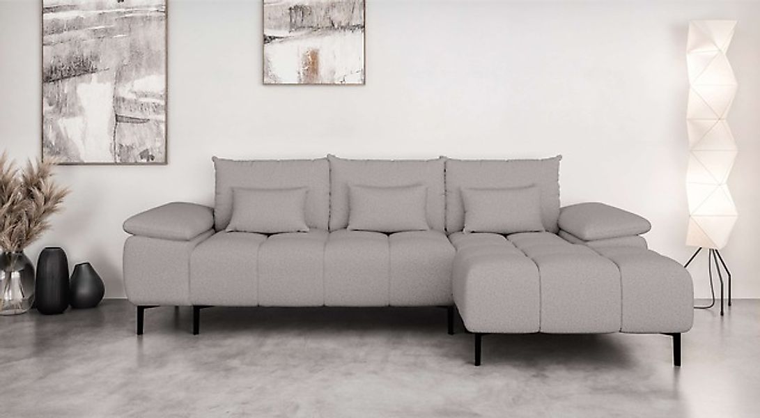 INOSIGN Ecksofa »DROMARA Schlafsofa mit Bettkasten, Maße: B/T/H 277/141/91 günstig online kaufen