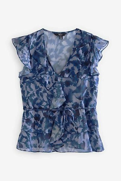 Next Blusenshirt Bluse zum Binden mit Rüschendetails (1-tlg) günstig online kaufen