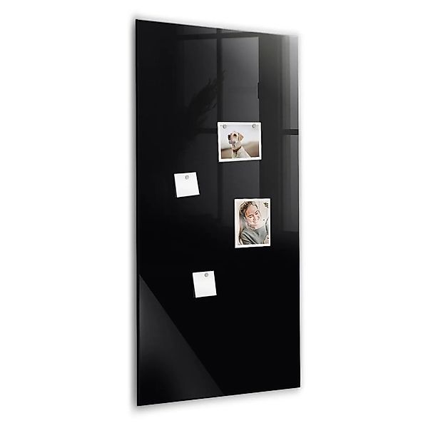 Tulup Beschreibbare Glasmagnettafel Schwarze Farbe 60x120 cm Magnettafel Bü günstig online kaufen