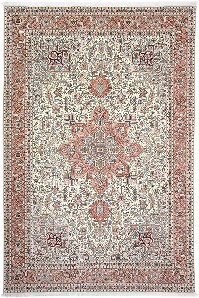 morgenland Orientteppich »Perser - Täbriz - Royal - 310 x 204 cm - beige«, günstig online kaufen