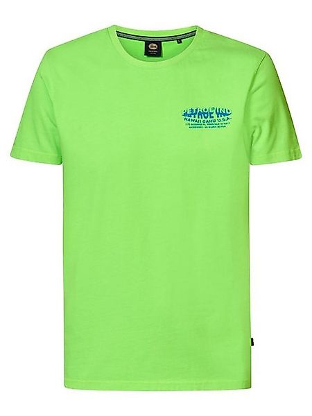 Petrol Industries T-Shirt - Shirt - Kurzarmshirt - T-Shirt mit Rückenaufdru günstig online kaufen