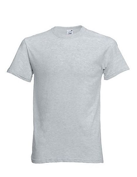 Fruit of the Loom Unterhemd Unterziehshirt (5er Pack) Rundhals Heather Grey günstig online kaufen