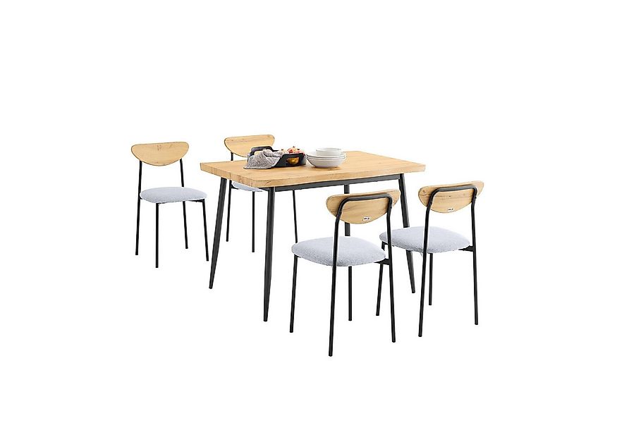 SoBuy Essgruppe OGT52, Esszimmer, Essgruppe, Sitzgruppe, Esszimmerset, (Set günstig online kaufen