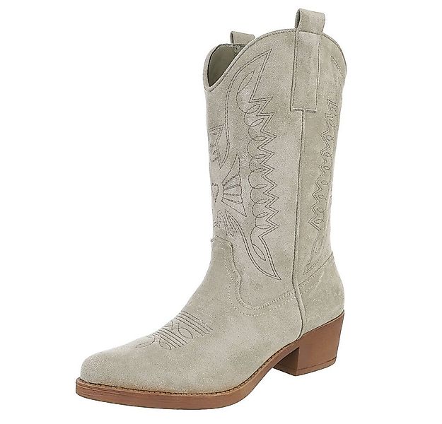 Ital-Design Stylische Damen-Stiefel mit Kunstvollen Details für Herbst West günstig online kaufen