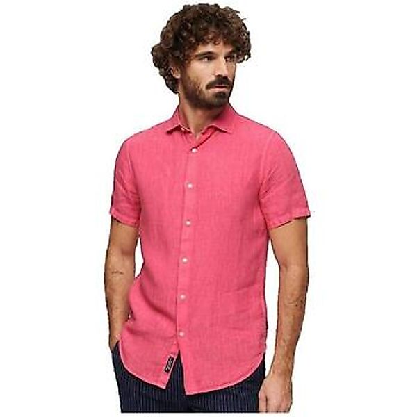 Superdry  Blusen Chemise  Studios en lin ajustée rose günstig online kaufen