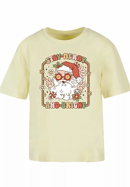 F4NT4STIC T-Shirt "Stay Merry And Bright Hippie Santa", Premium Qualität, W günstig online kaufen