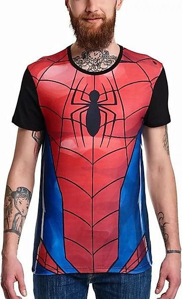 Spiderman Print-Shirt SPIDERMAN T-Shirt cosplay rot Film Erwachsene + Jugen günstig online kaufen