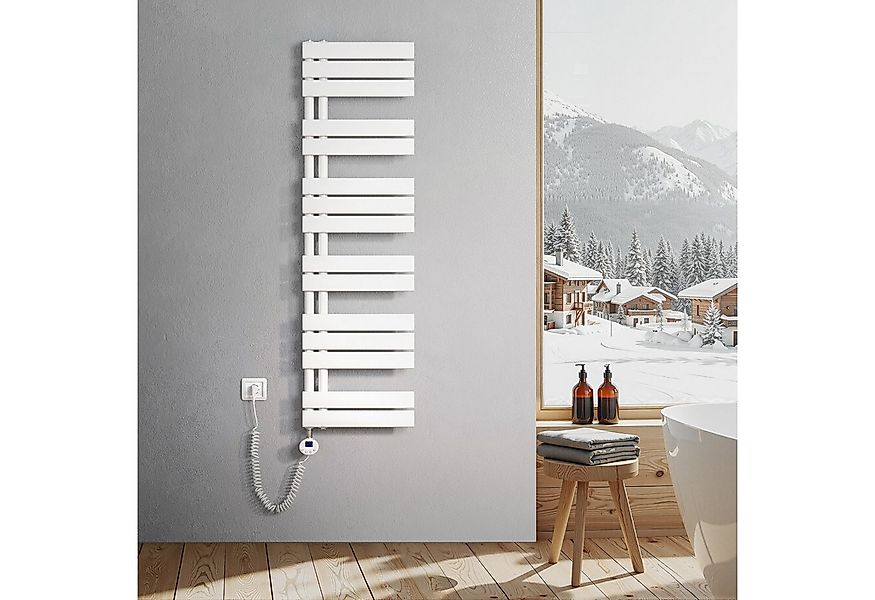 MEYKOERS Elektrischer Badheizkörper Elektro Handtuchtrockner Mit Thermostat günstig online kaufen