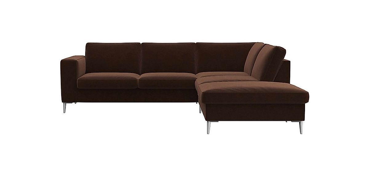 FLEXLUX Ecksofa "Fiore, super Sitzkomfort durch Kaltschaum im Sitz, L-Form" günstig online kaufen